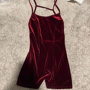 I am selling a cute fur silky one piece it is shorts and  sleeveless